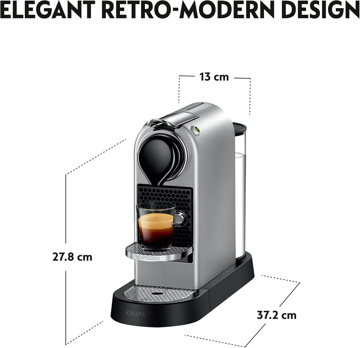 Nespresso Citiz Automatic Pod coffee machine for Americano